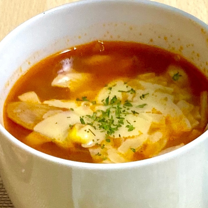 キャベツ大量消費 トマトスープ レシピ 作り方 By ママ栄養士のれしぴ 楽天レシピ